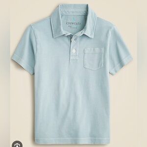 J.Crew Crewcuts Boys Cotton‎ Polo Shirt Blue Size XS (4-5)  BX081